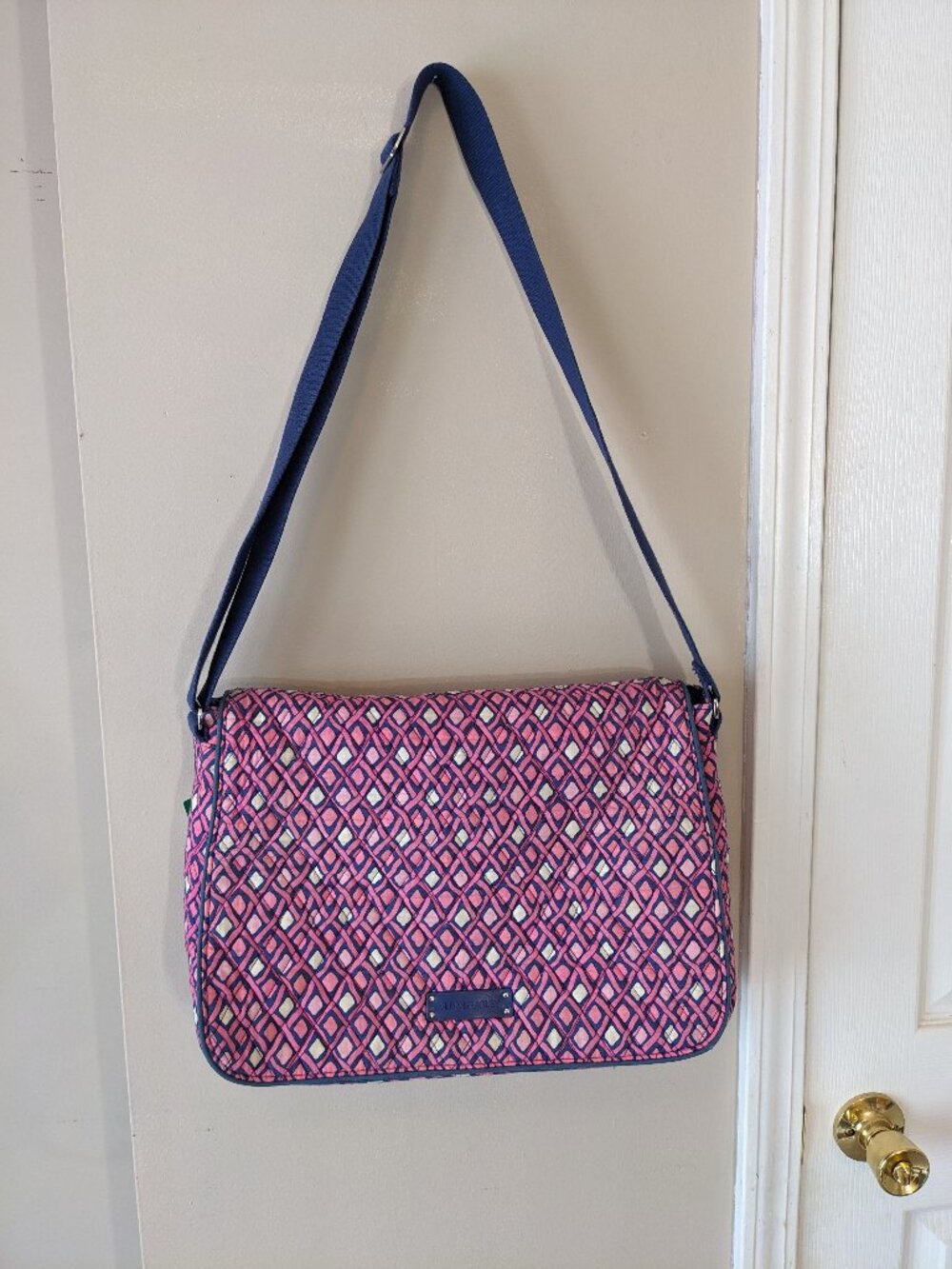 **Moving Sale** Vera Bradley Quilted Laptop/Messenger Bag - Retired Pattern
